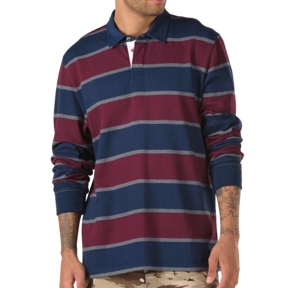 Vans Other - Vans Blockton Rugby Striped Shirt